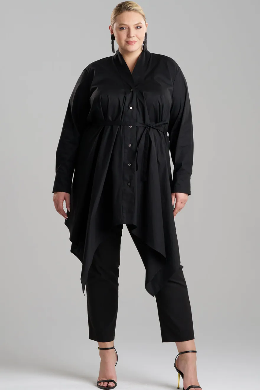 Cotton Poplin Handkerchief Tunic