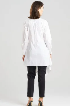 Cotton Poplin Handkerchief Tunic