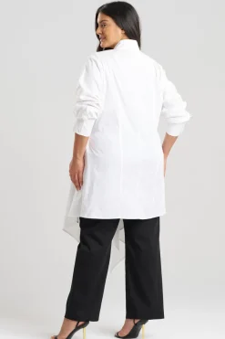 Cotton Poplin Handkerchief Tunic
