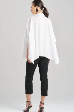 Cotton Poplin Oversized Caftan Shirt