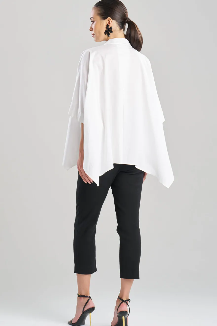 Cotton Poplin Oversized Caftan Shirt