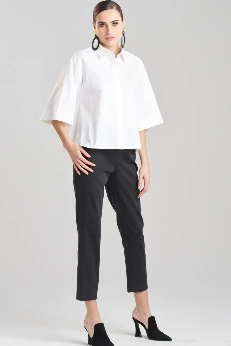 Cotton Poplin Trapeze Shirt