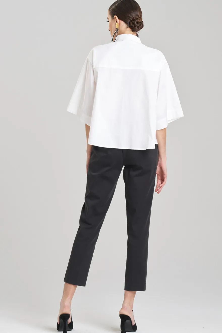 Cotton Poplin Trapeze Shirt