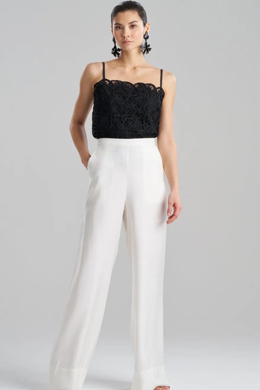 Cotton Silk Twill Trousers