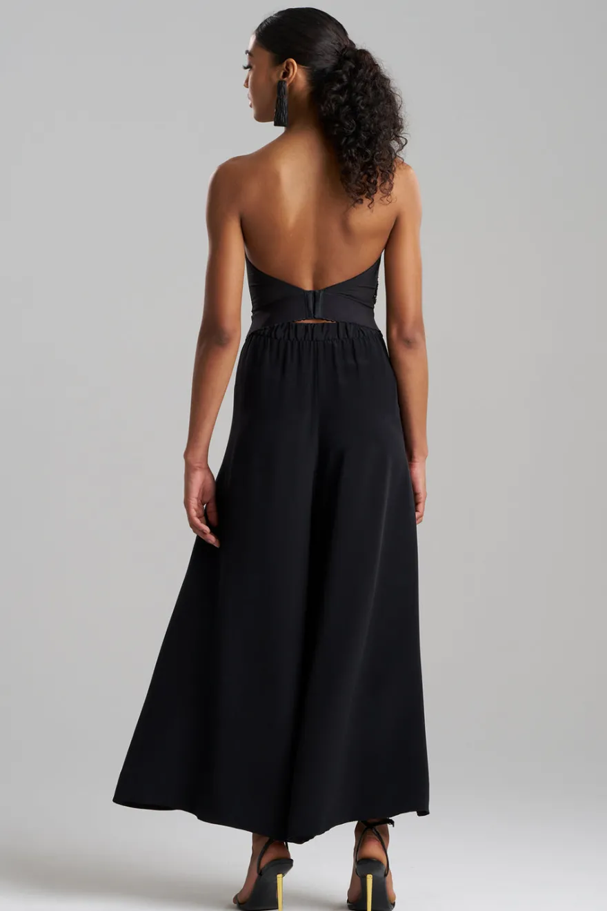 Couture Habotai Embellished Bustier