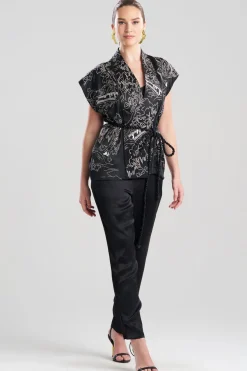 Couture Nara Embroidered Silk Vest