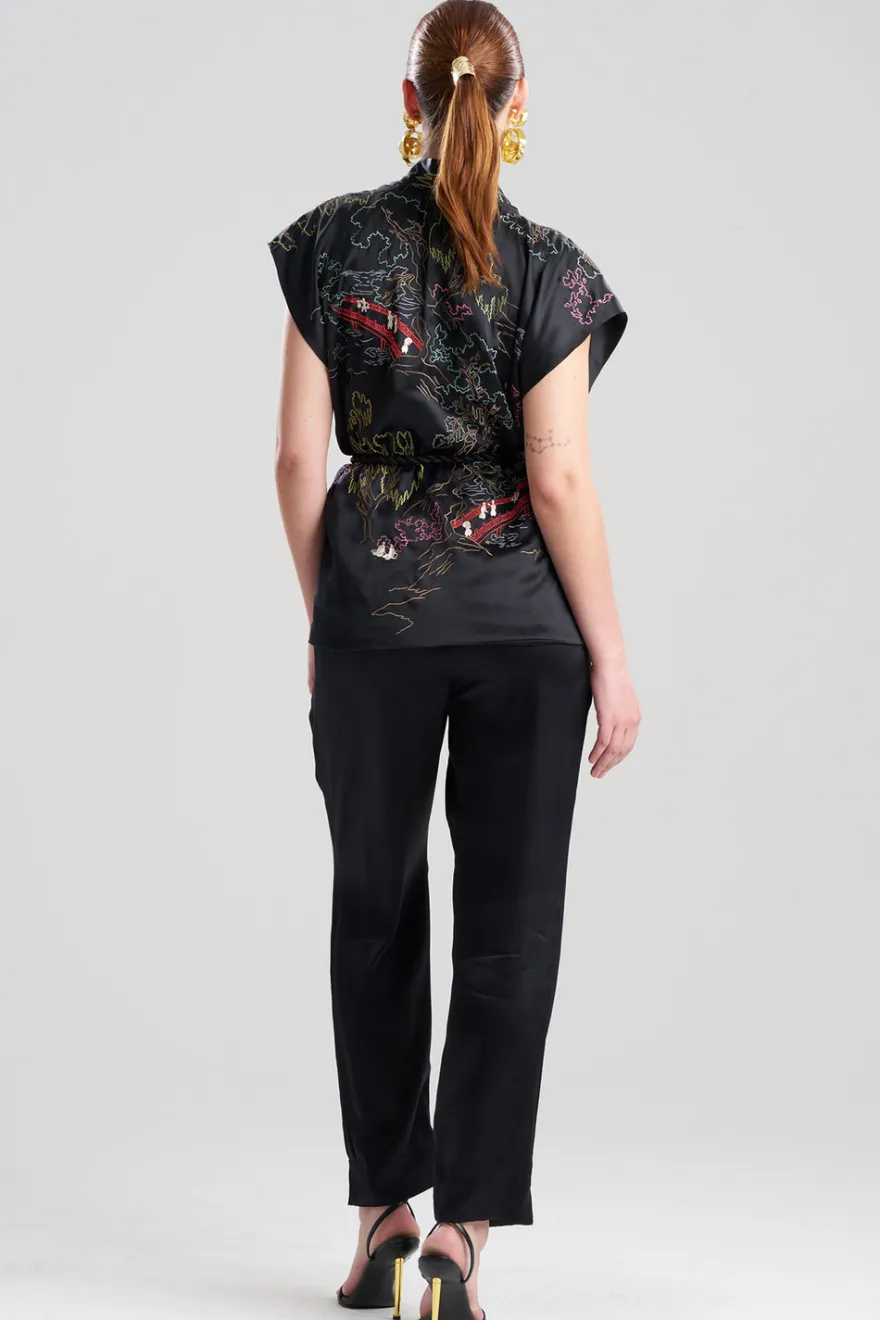 Couture Nara Multi Embroidered Silk Vest