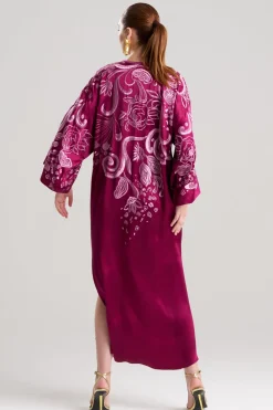 Couture Nouveau Embellished Silk Caftan