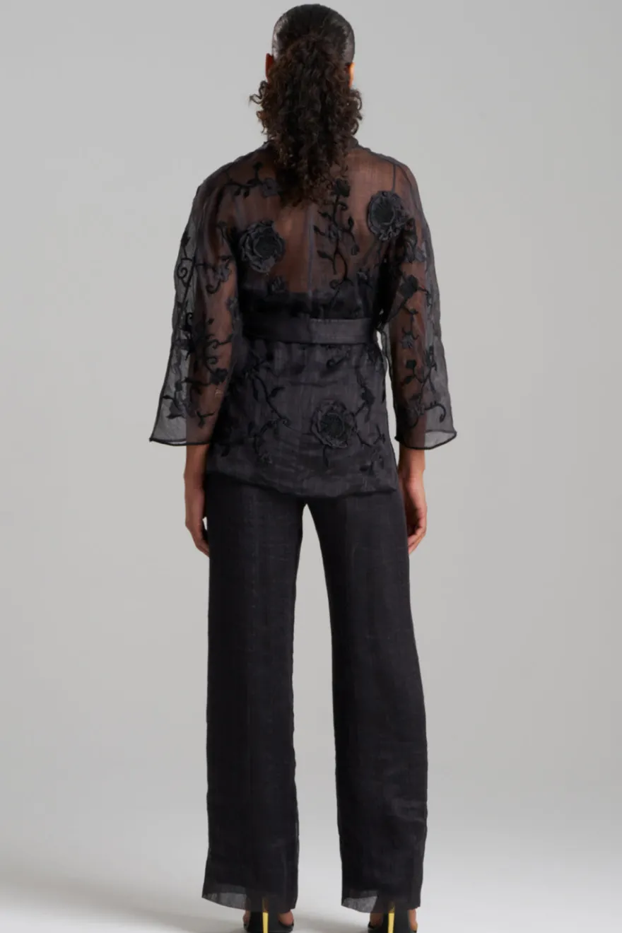 Couture Piña Belted Jacket