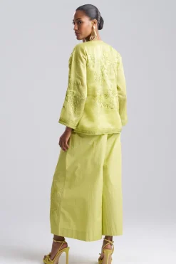 Couture Piña Embroidered Mandarin Jacket