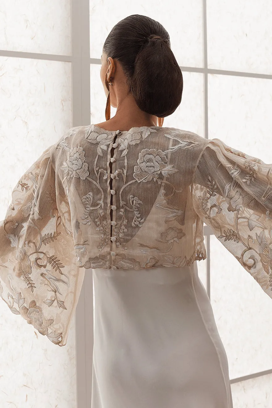 Couture Piña Embroidered Top