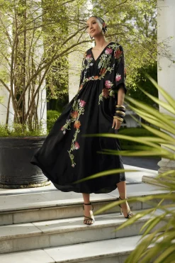 Couture Shinjo Embroidered Caftan
