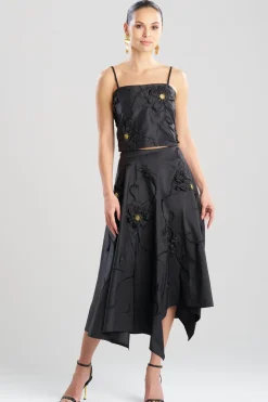 Couture Silk Dupioni Embellished Bustier