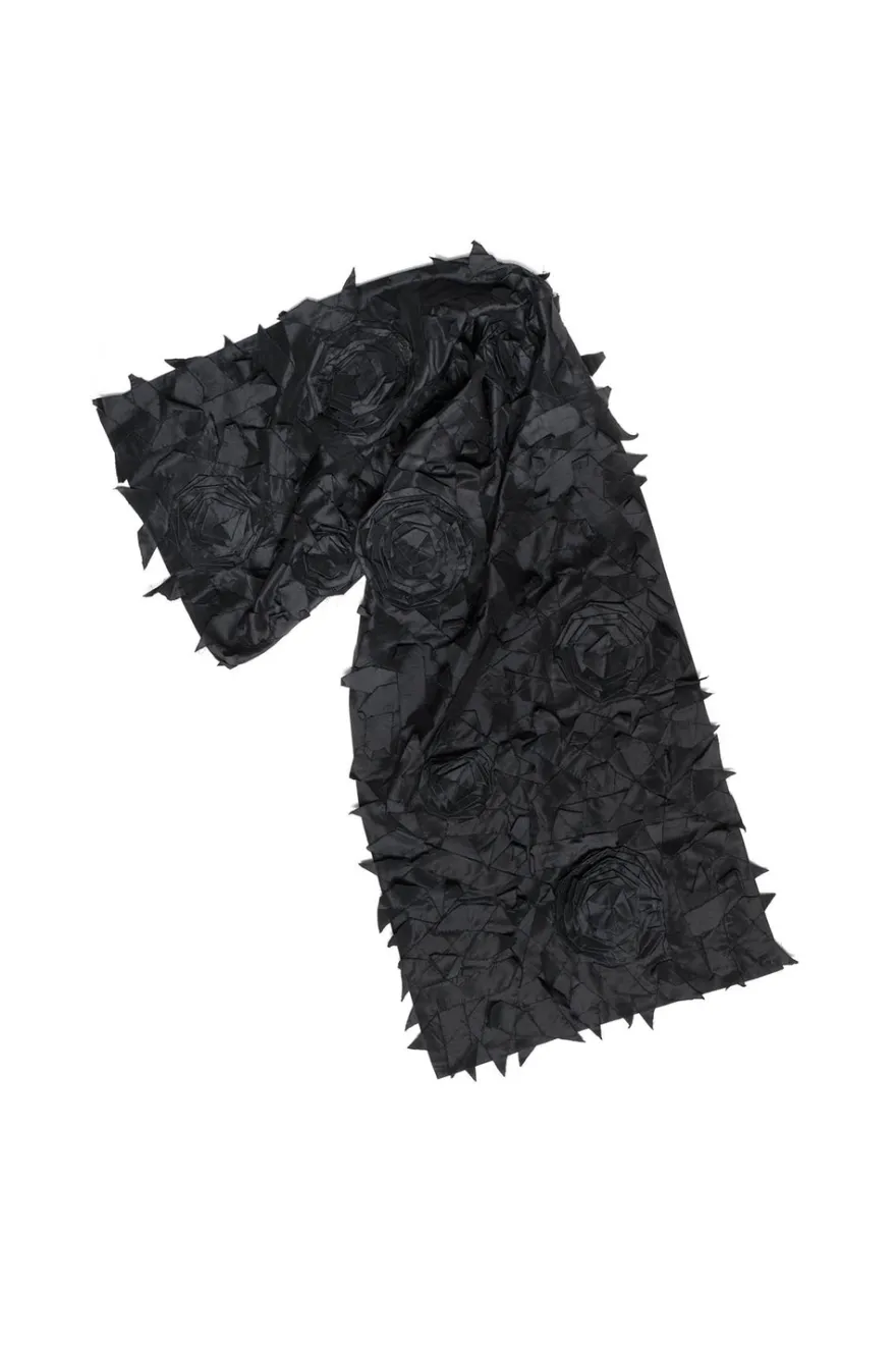 Couture Silk Dupioni Embellished Obi Belt