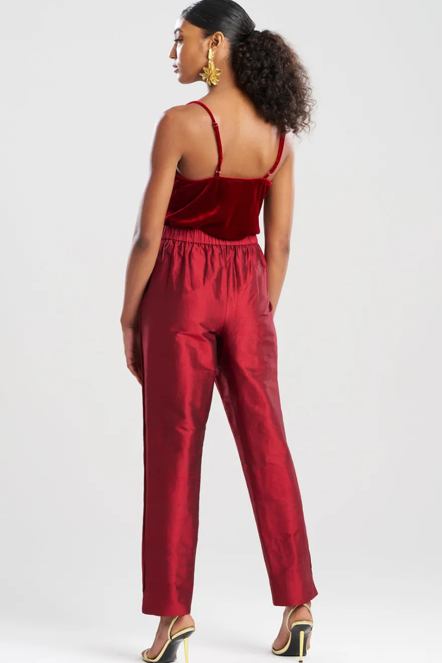 Couture Silk Dupioni Slim Pants