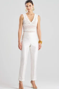 Couture Silk Dupioni Slim Pants