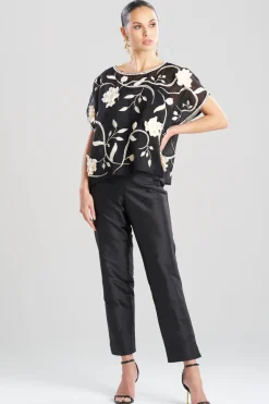 Couture Silk Organza Embellished Top