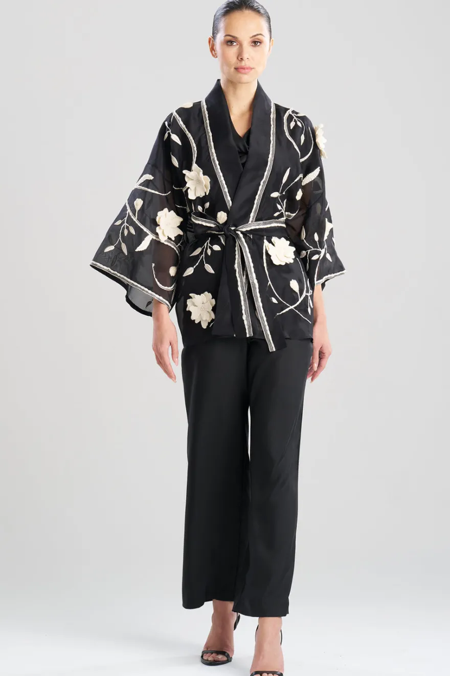 Couture Silk Organza Embellished Jacket
