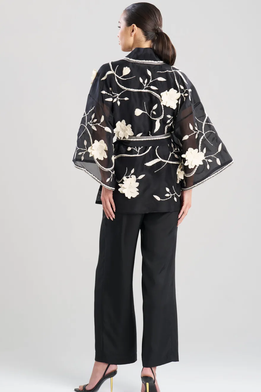Couture Silk Organza Embellished Jacket