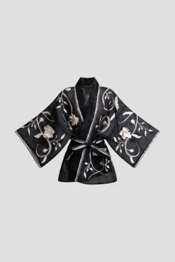 Couture Silk Organza Embellished Jacket