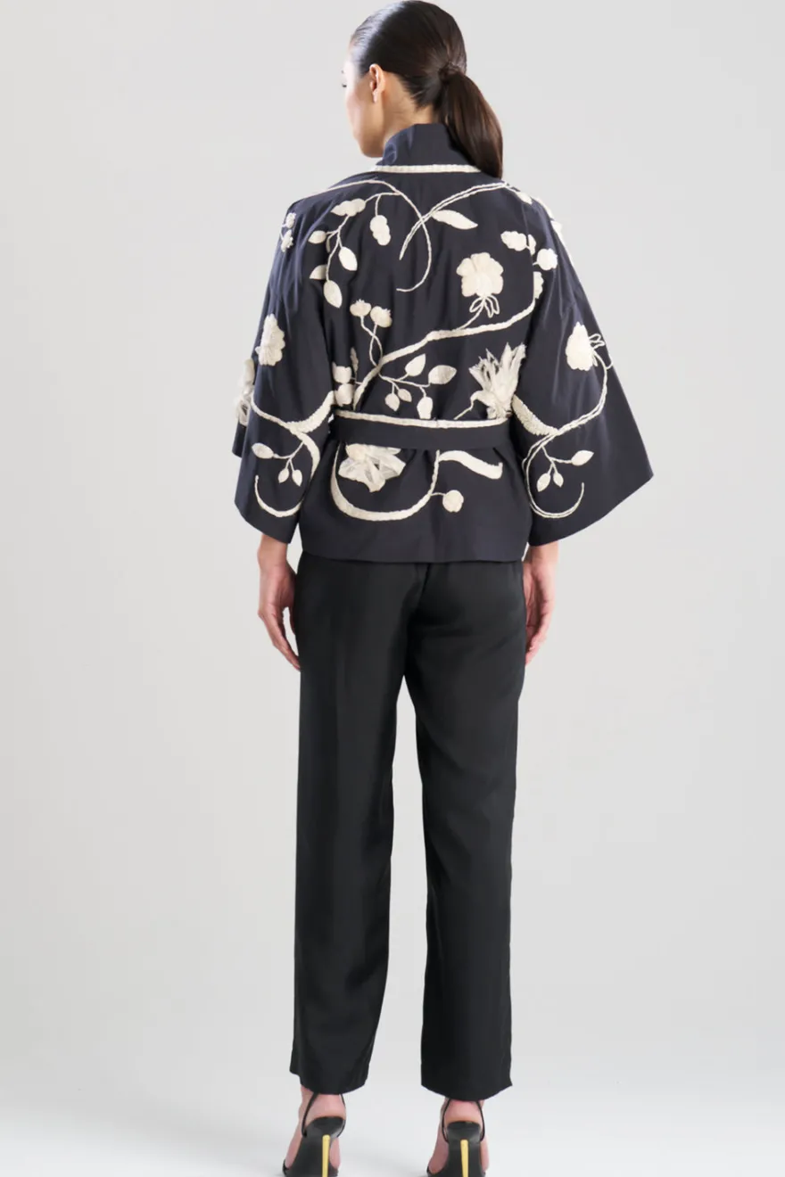Couture Tech Cotton Taffeta Embellished Jacket