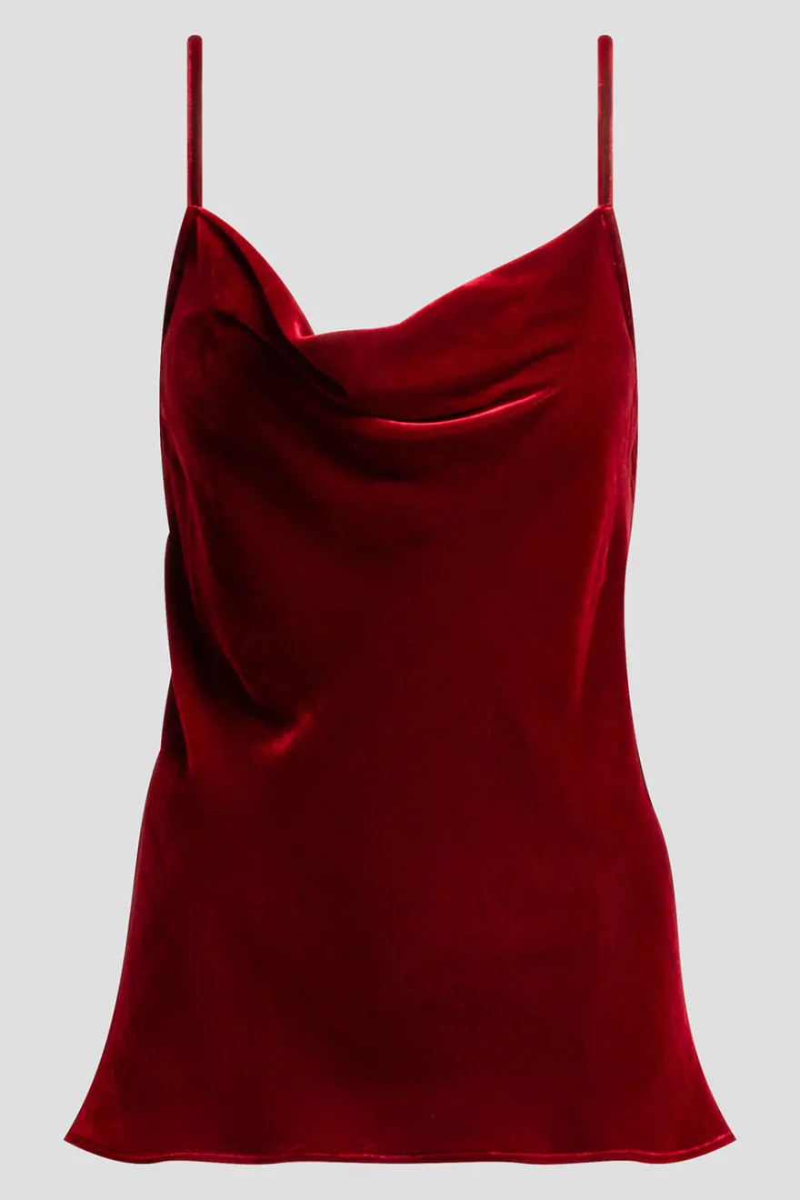 Couture Velvet Silk Cami