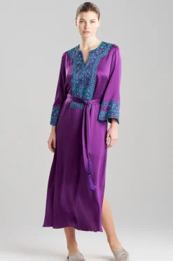 Couture Ysobel Embroidered Silk Caftan