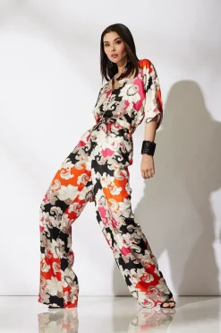 Cressida Printed Silk Twill Jumpsuit