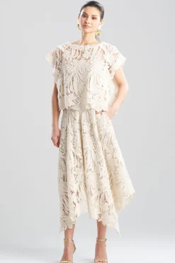 Crochet Lace Cotton Square Top