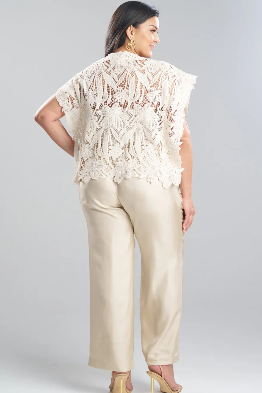 Crochet Lace Cotton Square Top
