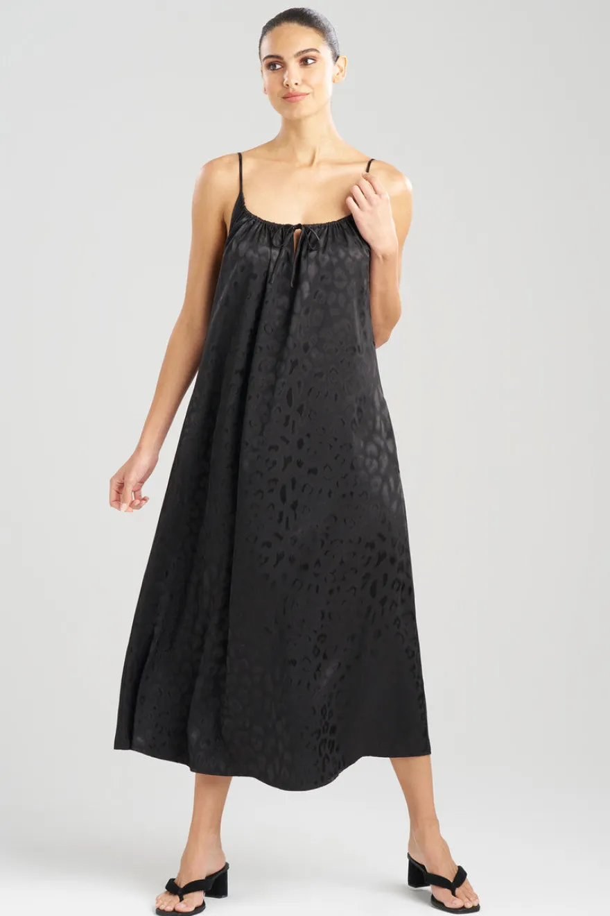 Decadence Tie Front Slip Dress