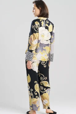 Deco Printed Charmeuse Notch PJ