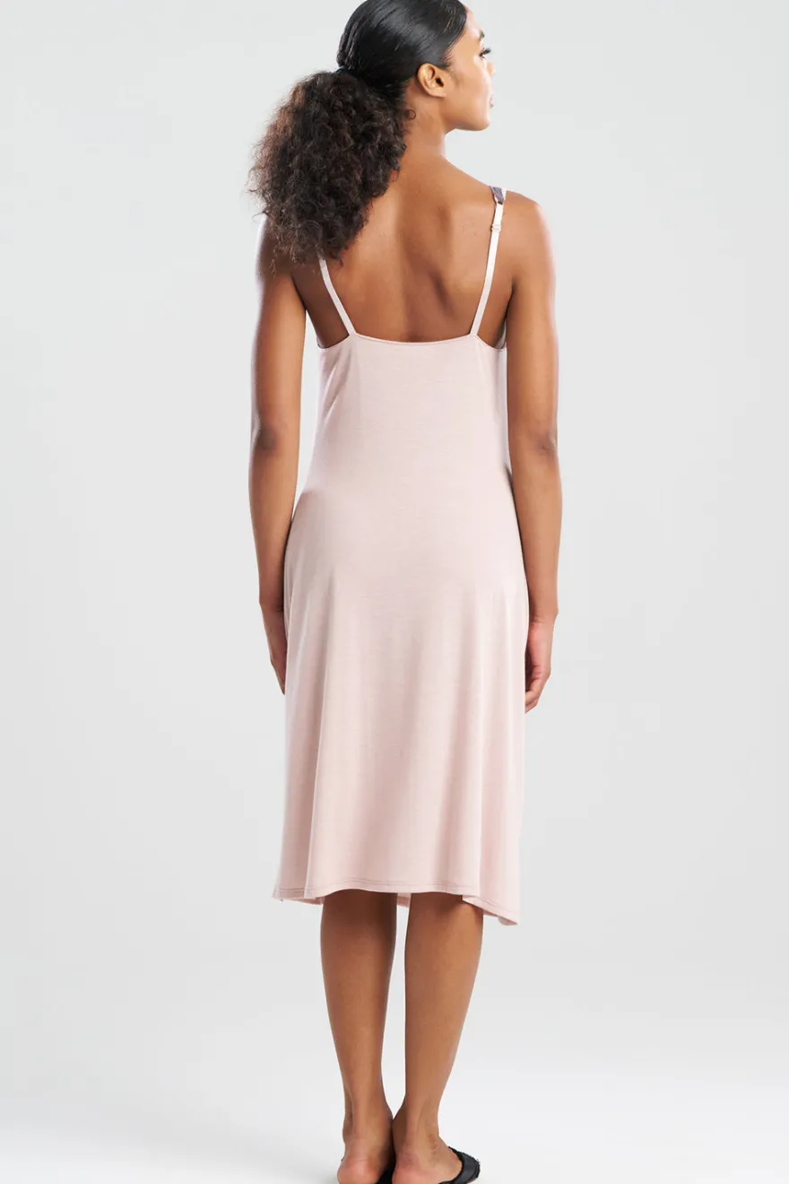 Dhalia Knit Jersey Lace Gown