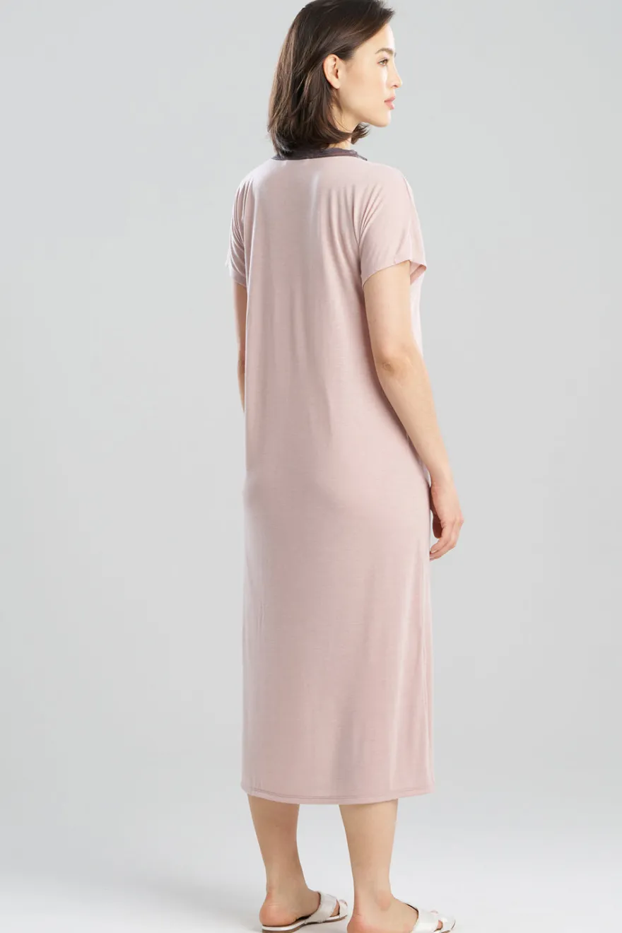 Dhalia Knit Jersey Lace Lounger