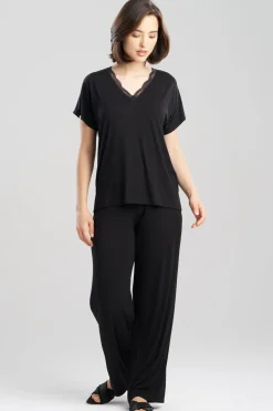 Dhalia Knit Jersey Lace Short Sleeve PJ