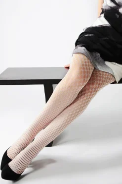 Double Weave Net Tights