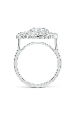 Dragon Lab-Grown 14K Gold Round Diamond Ring