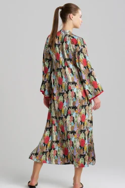 Dynasty Mandarin Zip Caftan