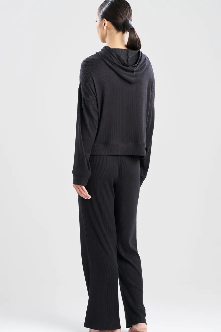 Eden Allover Rib Knit Everywhere Hoodie