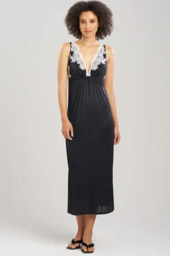 Enchant Lace Applique Slip Dress