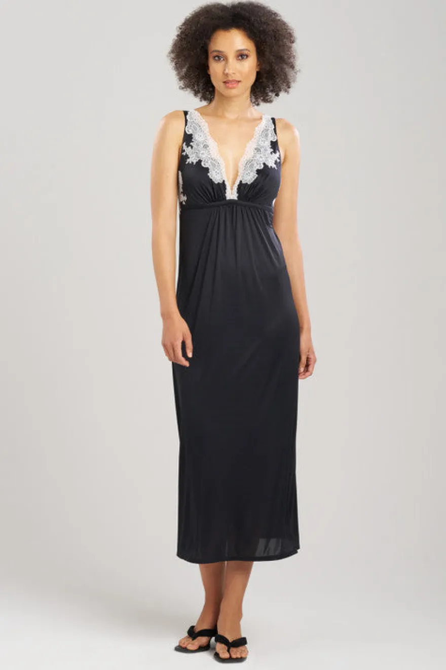 Enchant Lace Applique Slip Dress