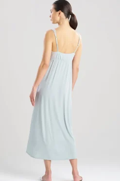 Enchant Lace Applique V-Neck Slip Dress