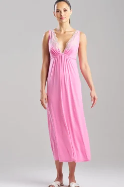 Enchant Lace Applique V-Neck Slip Dress