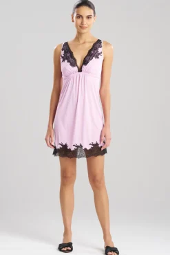 Enchant V-Neck Lace Applique Chemise