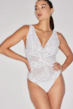Feathers Boudoir Bodysuit