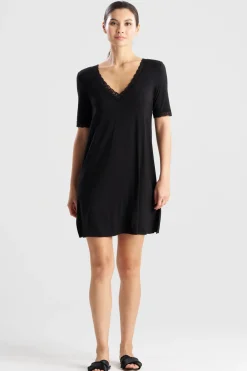 Feathers Essentials Lenzing™ Ecovero™ Viscose Lace Sleepshirt