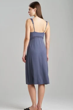 Feathers Essentials Lenzing™ Ecovero™ Viscose Lace Applique Slip Dress