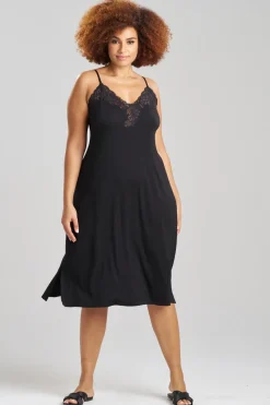 Feathers Essentials Lenzing™ Ecovero™ Viscose Lace Slip Dress