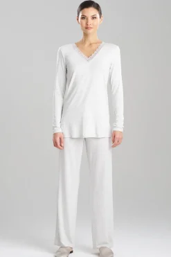 Feathers Essentials Lenzing™ Ecovero™ Viscose Long Sleeve Lace PJ