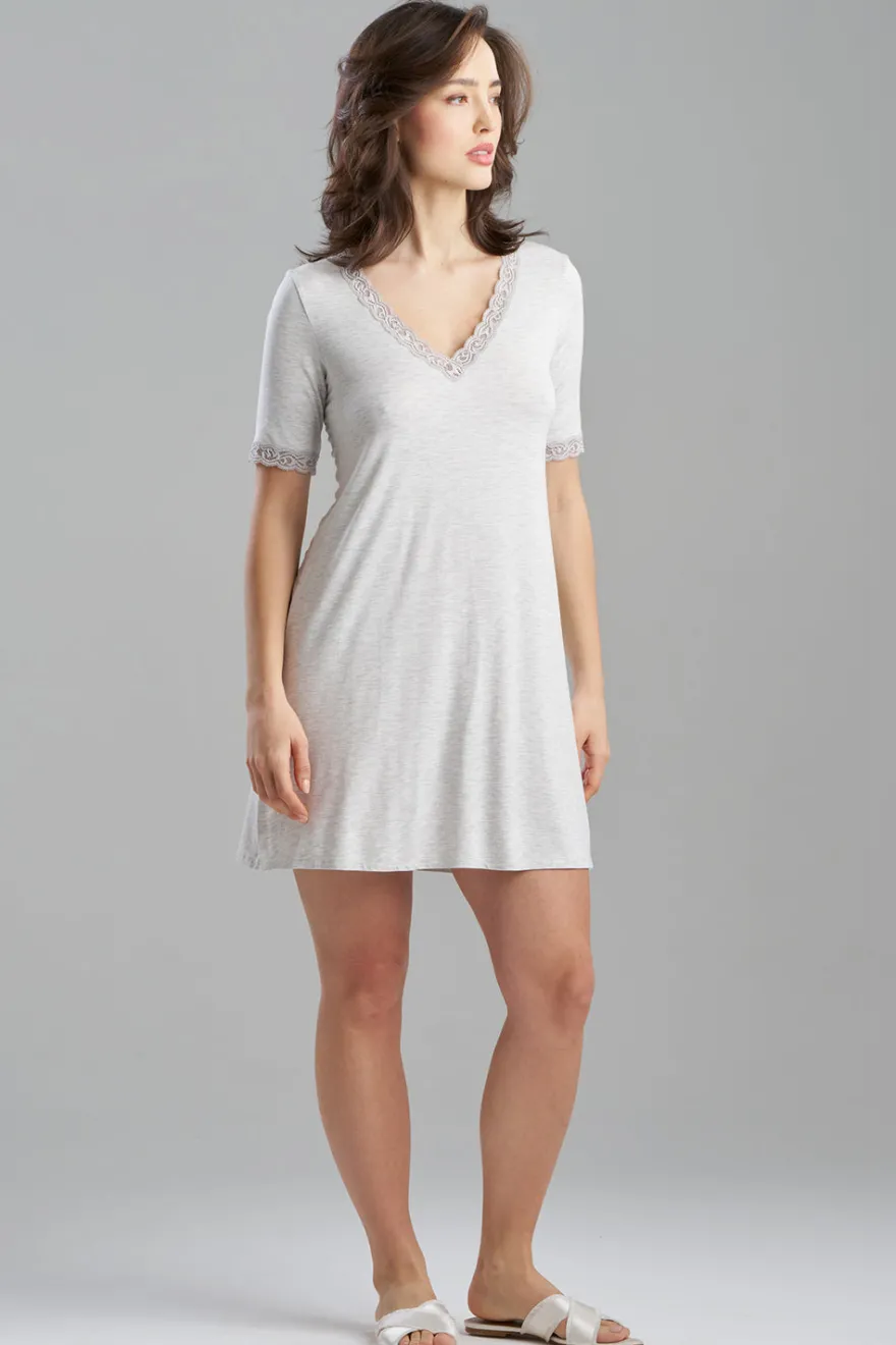 Feathers Essentials Lenzing™ Ecovero™ Viscose Lace Sleepshirt